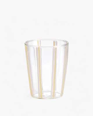 Ivv Soul set 6 borosilicate glass tumblers with colored stripes - Buy now on ShopDecor - Discover the best products by IVV design