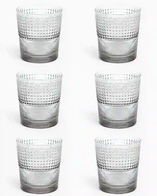 Ivv Speedy set 6 glass tumblers Transparent - Buy now on ShopDecor - Discover the best products by IVV design