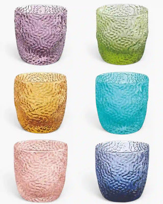 Ivv Tricot set 6 glass tumblers Multicolour - Buy now on ShopDecor - Discover the best products by IVV design