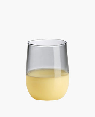 Ivv Unametà set 6 borosilicate glass tumblers in two-tone colors