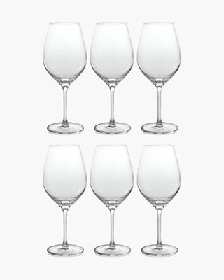 Ivv Vizio set 6 red wine glasses in clear glass 66 cl - 22.3 oz - Buy now on ShopDecor - Discover the best products by IVV design