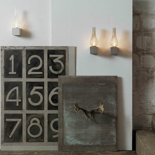 Karman Amarcord wall lamp with dove grey base 110 Volt - Buy now on ShopDecor - Discover the best products by KARMAN design