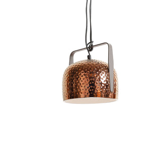 Karman Bag suspension lamp diam. 12.60 inch ceramic with texture 110 Volt Bronze - Buy now on ShopDecor - Discover the best products by KARMAN design