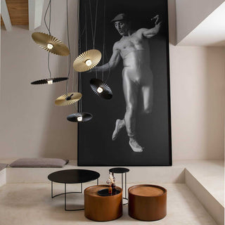 Karman Gonzaga LED suspension lamp diam. 23.23 inch brass 110 Volt - Buy now on ShopDecor - Discover the best products by KARMAN design