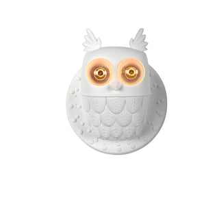 Karman Ti Vedo wall lamp in the shape of an owl with bright eyes 110 Volt - Buy now on ShopDecor - Discover the best products by KARMAN design