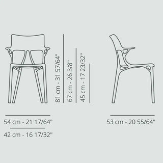 Kartell A.I. chair in technopolymer - Buy now on ShopDecor - Discover the best products by KARTELL design