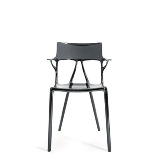 Kartell A.I. chair in technopolymer Titanium OY - Buy now on ShopDecor - Discover the best products by KARTELL design