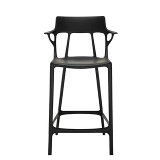 Kartell A.I. stool in technopolymer for indoor/outdoor use Black NE h 65 cm - Buy now on ShopDecor - Discover the best products by KARTELL design
