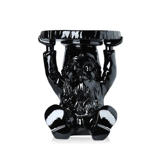 Kartell Attila painted gnome stool in technopolymer Black 09 - Buy now on ShopDecor - Discover the best products by KARTELL design
