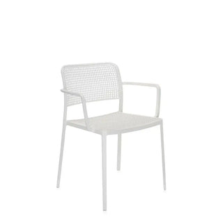 Kartell Audrey armchair in polypropylene White B1 - Buy now on ShopDecor - Discover the best products by KARTELL design