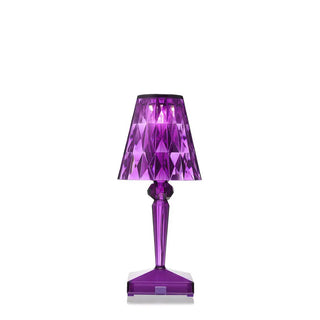 Kartell Battery portable table lamp outdoor in PMMA Plum PR - Buy now on ShopDecor - Discover the best products by KARTELL design