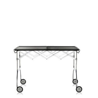 Kartell Battista folding trolley in polyurethane with steel structure