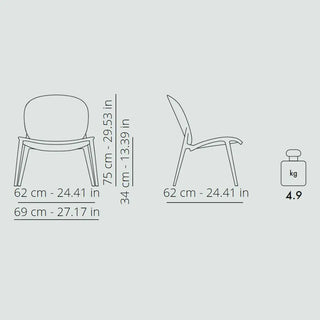 Kartell Be Pop armchair for outdoor use in polypropylene - Buy now on ShopDecor - Discover the best products by KARTELL design