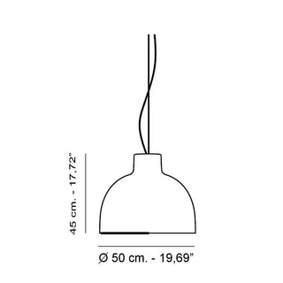 Kartell Bellissima suspension lamp in technopolymer - Buy now on ShopDecor - Discover the best products by KARTELL design