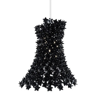 Kartell Bloom suspension lamp in technopolymer h. 70 cm. Black 09 - Buy now on ShopDecor - Discover the best products by KARTELL design