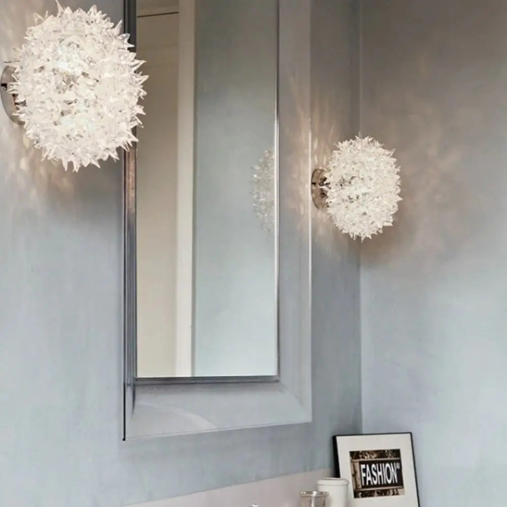Kartell Small Bloom transparent wall/ceiling lamp Ø 28 cm