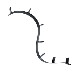 Kartell Bookworm wall bookshelf with bookends