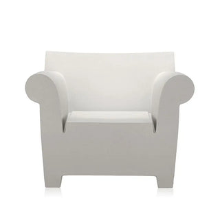 Kartell Bubble Club armchair in polyethylene Zinc white 60 - Buy now on ShopDecor - Discover the best products by KARTELL design
