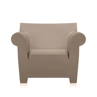Kartell Bubble Club armchair in polyethylene Dusty pink 65 - Buy now on ShopDecor - Discover the best products by KARTELL design