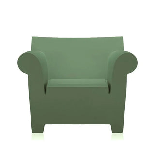Kartell Bubble Club armchair in polyethylene Green 65 - Buy now on ShopDecor - Discover the best products by KARTELL design