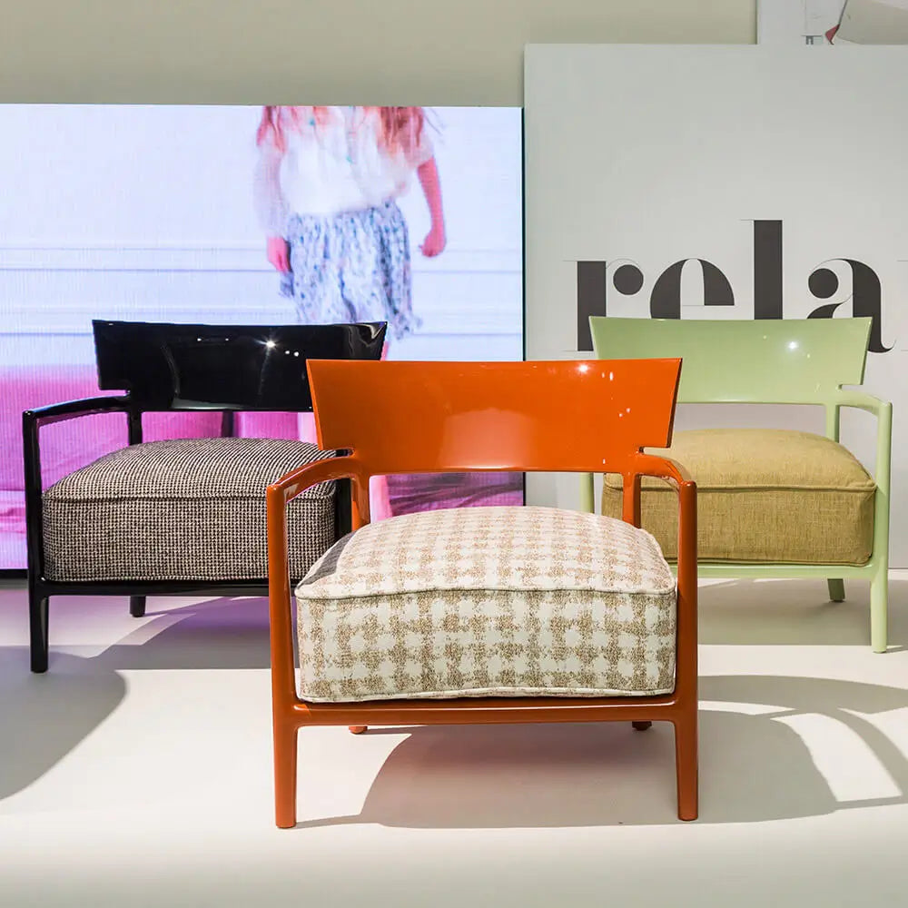 Kartell Cara black armchair with