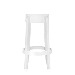 Kartell Charles Ghost stool in polycarbonate - Buy now on ShopDecor - Discover the best products by KARTELL design