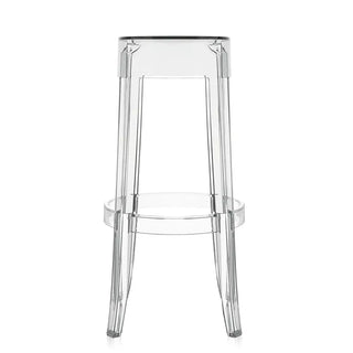 Kartell Charles Ghost stool in polycarbonate - Buy now on ShopDecor - Discover the best products by KARTELL design