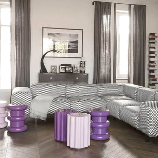Kartell Colonna stool/side table in technopolymer h. 46 cm.