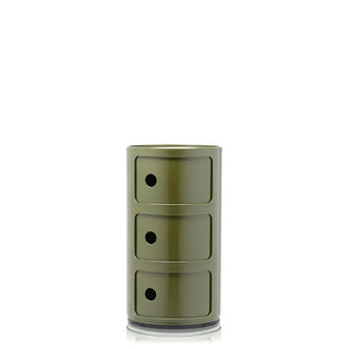 Kartell Componibili container Green 18 3 drawers - Buy now on ShopDecor - Discover the best products by KARTELL design