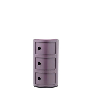 Kartell Componibili container Purple 20 3 drawers - Buy now on ShopDecor - Discover the best products by KARTELL design