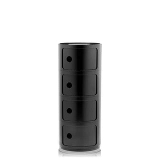 Kartell Componibili container Black 09 4 drawers - Buy now on ShopDecor - Discover the best products by KARTELL design