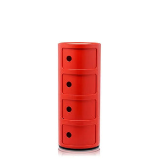 Kartell Componibili container Red 10 4 drawers - Buy now on ShopDecor - Discover the best products by KARTELL design