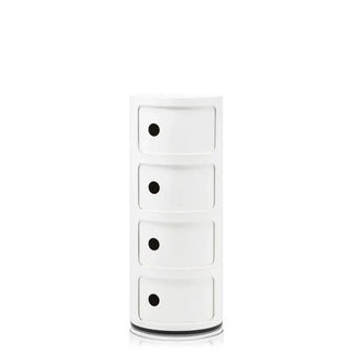 Kartell Componibili container White 03 4 drawers - Buy now on ShopDecor - Discover the best products by KARTELL design