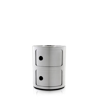 Kartell Componibili container Chrome XX 2 drawers - Buy now on ShopDecor - Discover the best products by KARTELL design