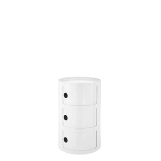 Kartell Componibili Big container with 3 drawers H. 69.5 cm. Kartell White 03 - Buy now on ShopDecor - Discover the best products by KARTELL design