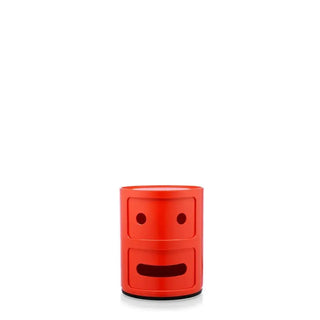 Kartell Componibili Smile red container with 2 drawers Smile 2 - Buy now on ShopDecor - Discover the best products by KARTELL design