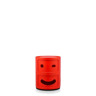 Kartell Componibili Smile red container with 2 drawers Smile 3 - Buy now on ShopDecor - Discover the best products by KARTELL design