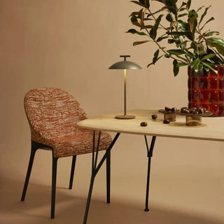 Kartell Eleganza Ela armchair in Melange fabric - Buy now on ShopDecor - Discover the best products by KARTELL design