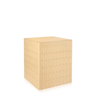 Kartell Eur side table/stool in technopolymer h.45 cm. Dove grey TO - Buy now on ShopDecor - Discover the best products by KARTELL design