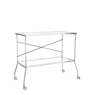 Kartell Flip folding trolley in PMMA with steel structure
