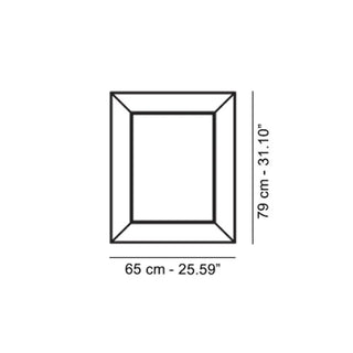 Kartell François Ghost mirror in PMMA - Buy now on ShopDecor - Discover the best products by KARTELL design
