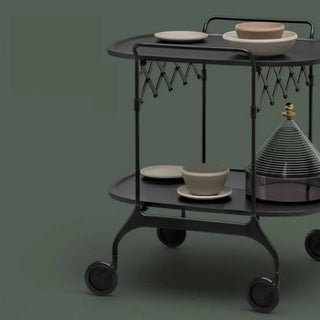 Kartell Gastone folding trolleymade of nylon and aluminum structure