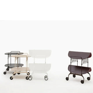 Kartell Gastone folding trolleymade of nylon and aluminum structure
