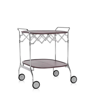 Kartell Gastone folding trolleymade of nylon and aluminum structure