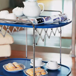 Kartell Gastone folding trolleymade of nylon and aluminum structure