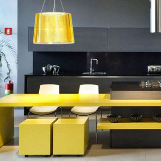 Kartell Gè suspension lamp in polycarbonate - Buy now on ShopDecor - Discover the best products by KARTELL design