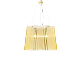 Kartell Gè suspension lamp in polycarbonate Yellow P4 - Buy now on ShopDecor - Discover the best products by KARTELL design