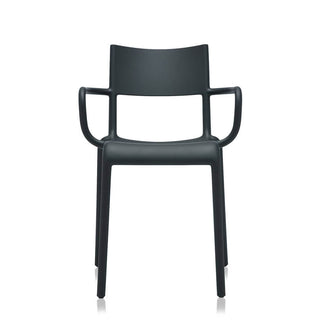 Kartell Generic A armchair in colored polypropylene Kartell Black 09 - Buy now on ShopDecor - Discover the best products by KARTELL design