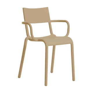 Kartell Generic A armchair in polypropylene Dove grey AR - Buy now on ShopDecor - Discover the best products by KARTELL design