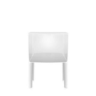 Kartell Small Ghost Buster nightstand/container 1 drawer in PMMA Glossy white E5 - Buy now on ShopDecor - Discover the best products by KARTELL design